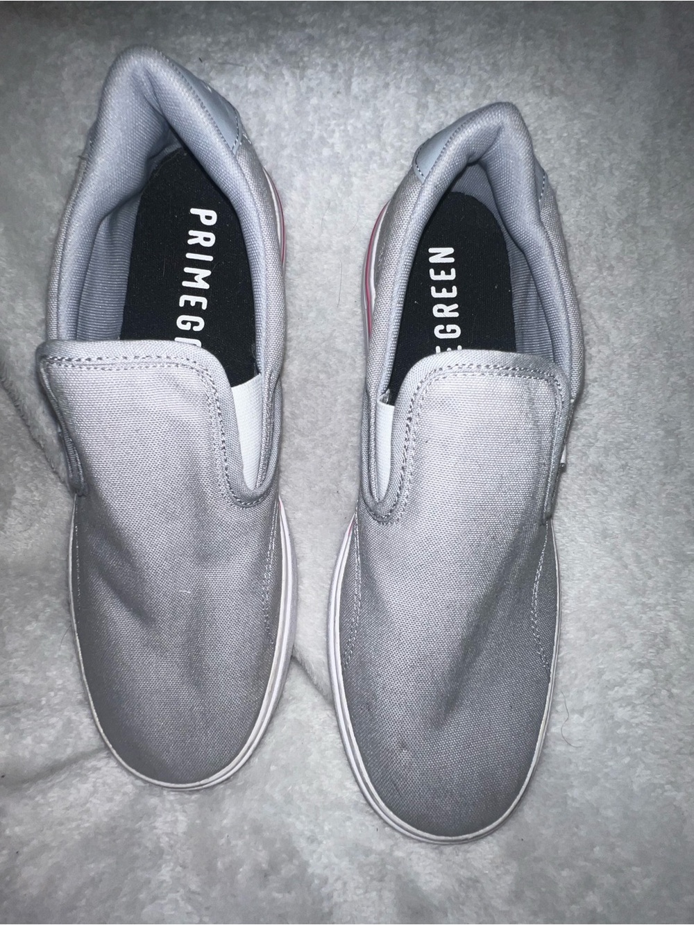 Adidas prime green slip ons woman size 9.5